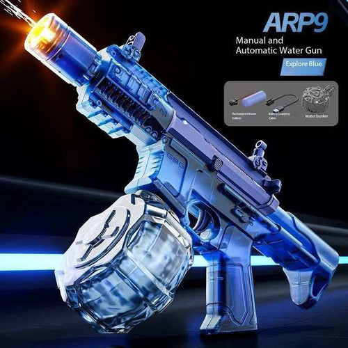 Electric Water Gun with Drum Tank – Automatic Water Blaster