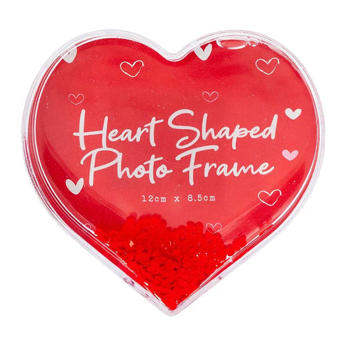Heart-shaped photo frame