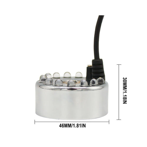 Ultrasonic mist maker with LED lights