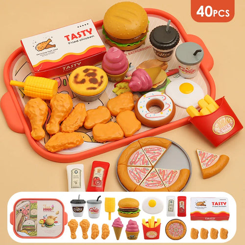 Pretend play food set