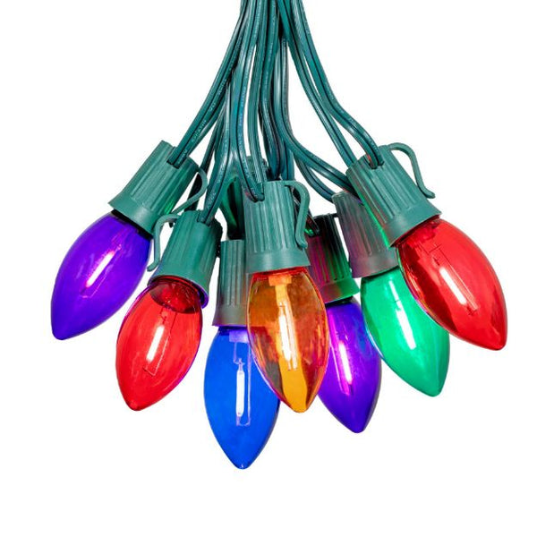 C9 LED Christmas bulb string lights