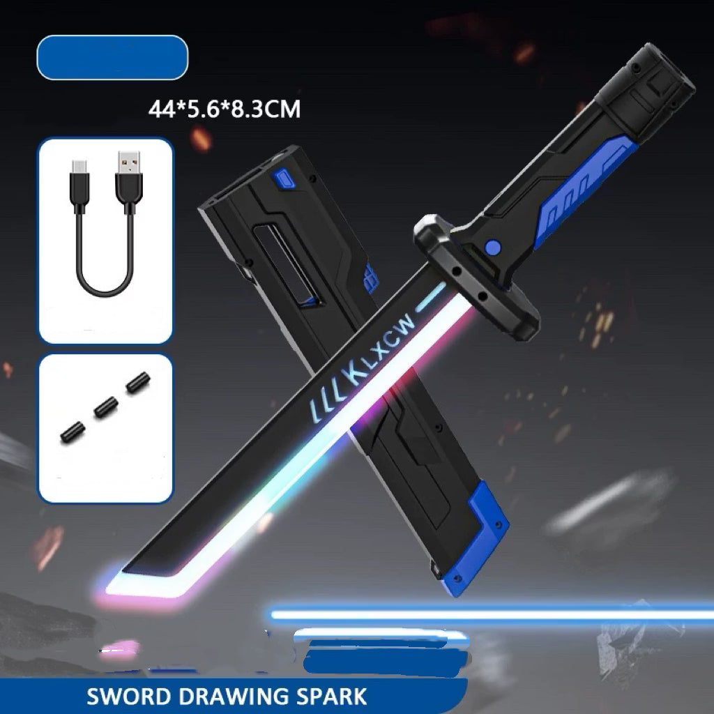 Spray light sword toy with mist – image 2