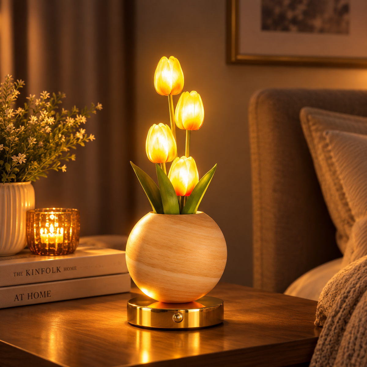 Tulip lamp – dimming