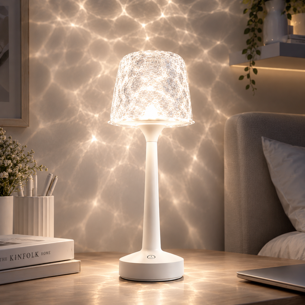 Ripple glass lamp – in the box