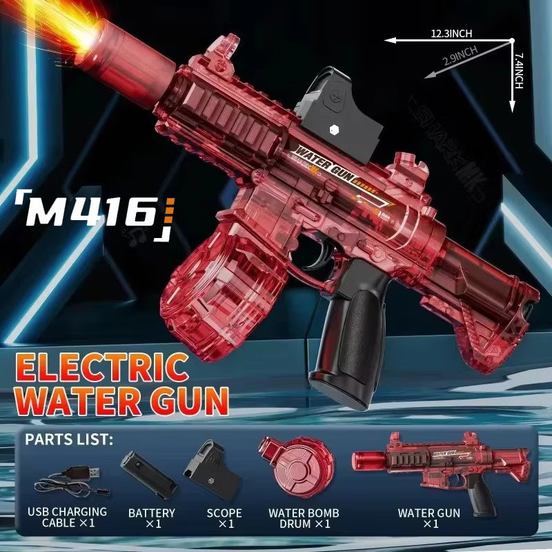 Electric Water Gun with Drum Tank – Automatic Water Blaster – image 8