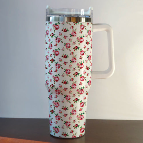 Floral 40 oz tumbler