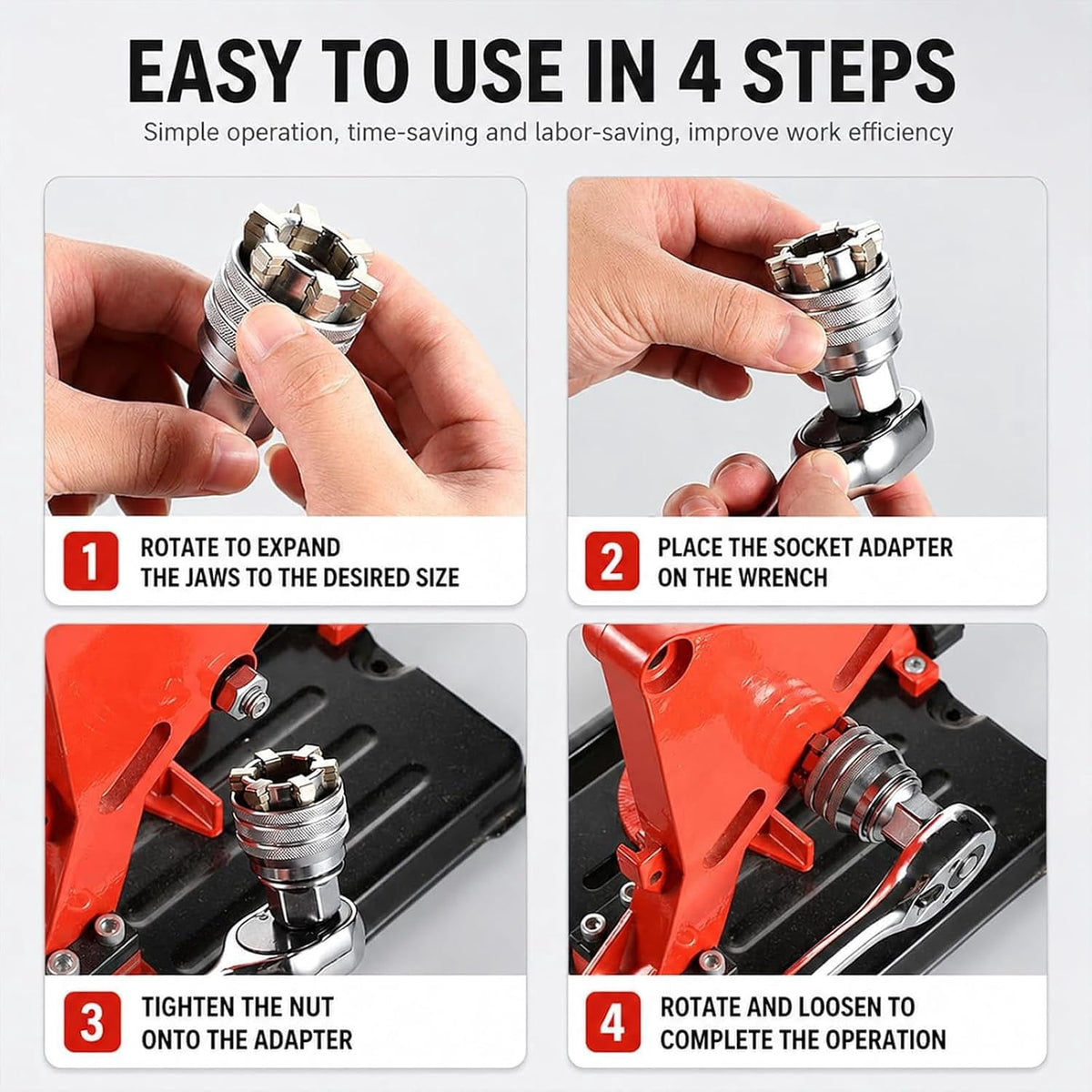 Universal socket wrench 10-19 mm – view 5