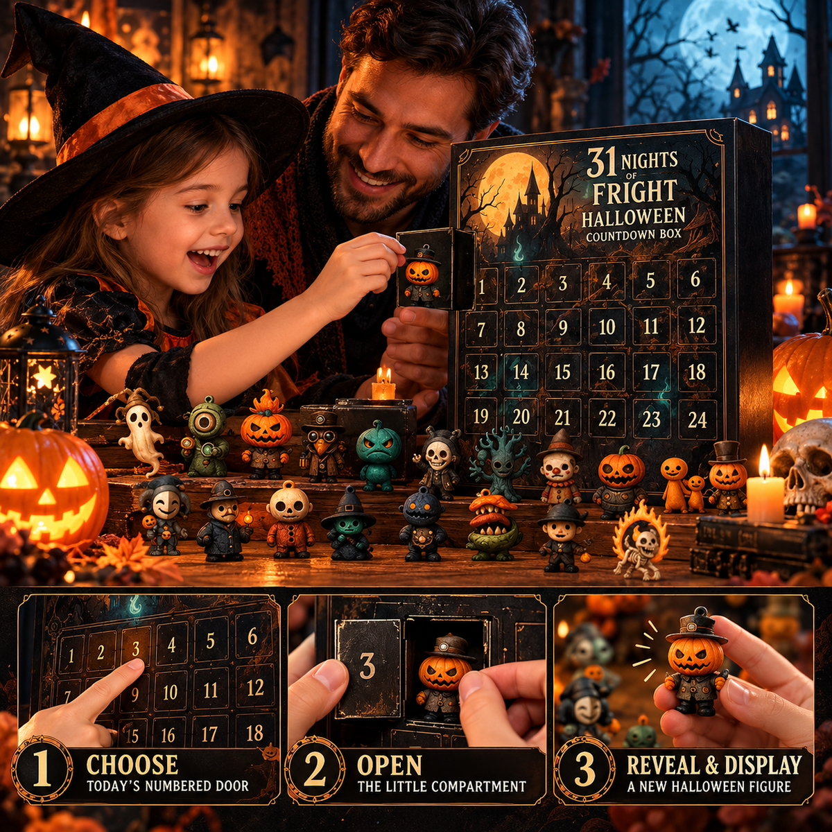 31 Nights of Fright Halloween countdown box – image 2