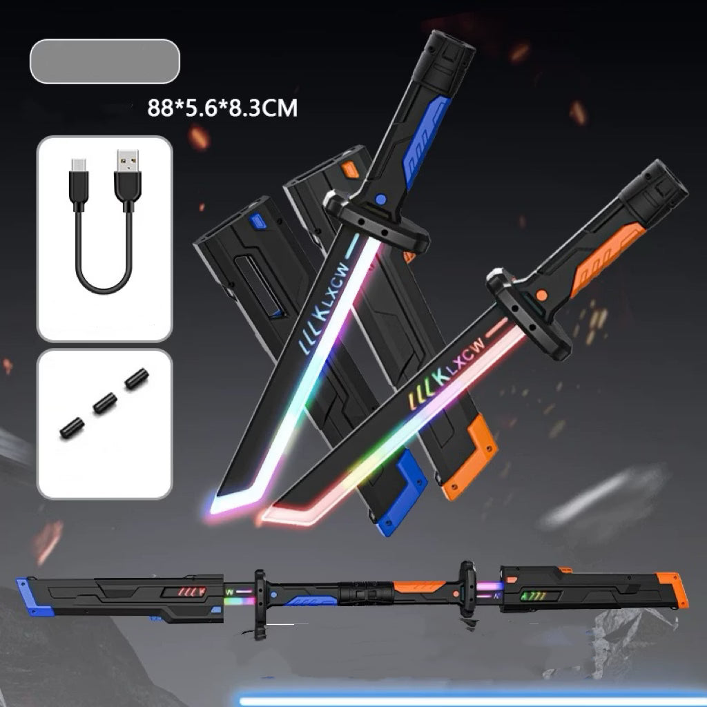 Spray light sword toy with mist – image 3