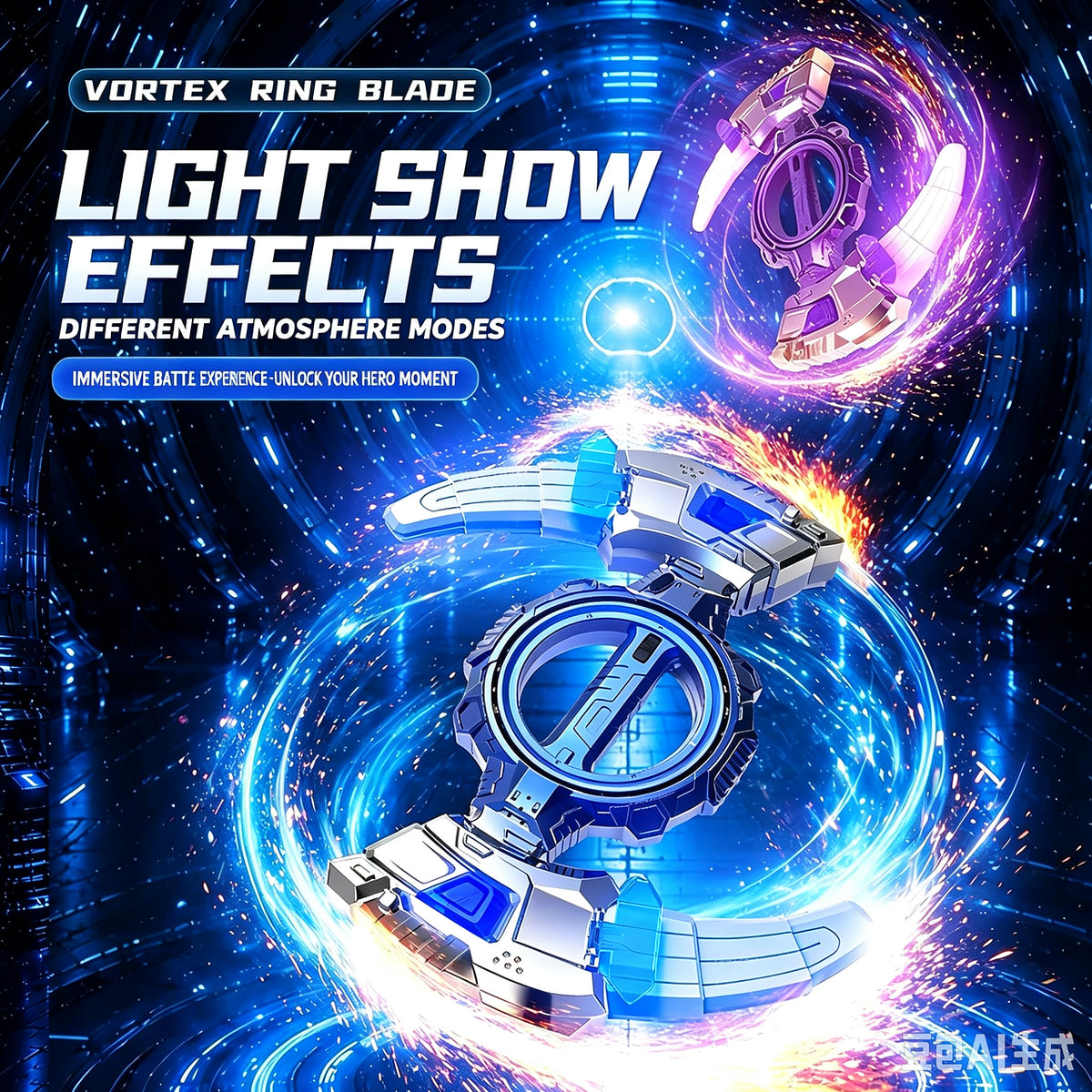 Light-Up Spinning Sword Toy – Vortex Ring Blade with Sound – image 5