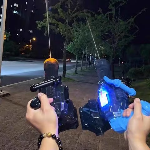Rainbow LED Gatling electric water gun – image 7