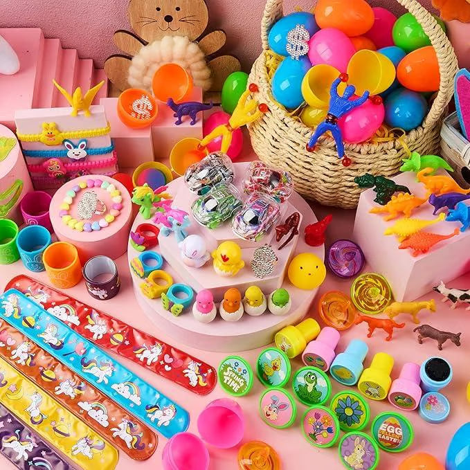 Prefilled Easter eggs with toys and stickers – image 7