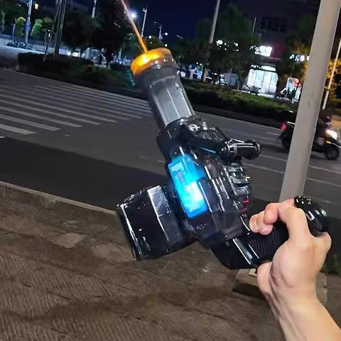 Rainbow LED Gatling electric water gun – image 4