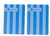 A5 Striped Notebook
