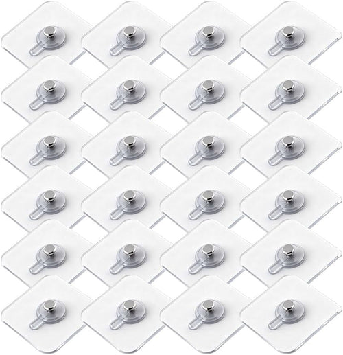 Adhesive wall hooks, 24 pack