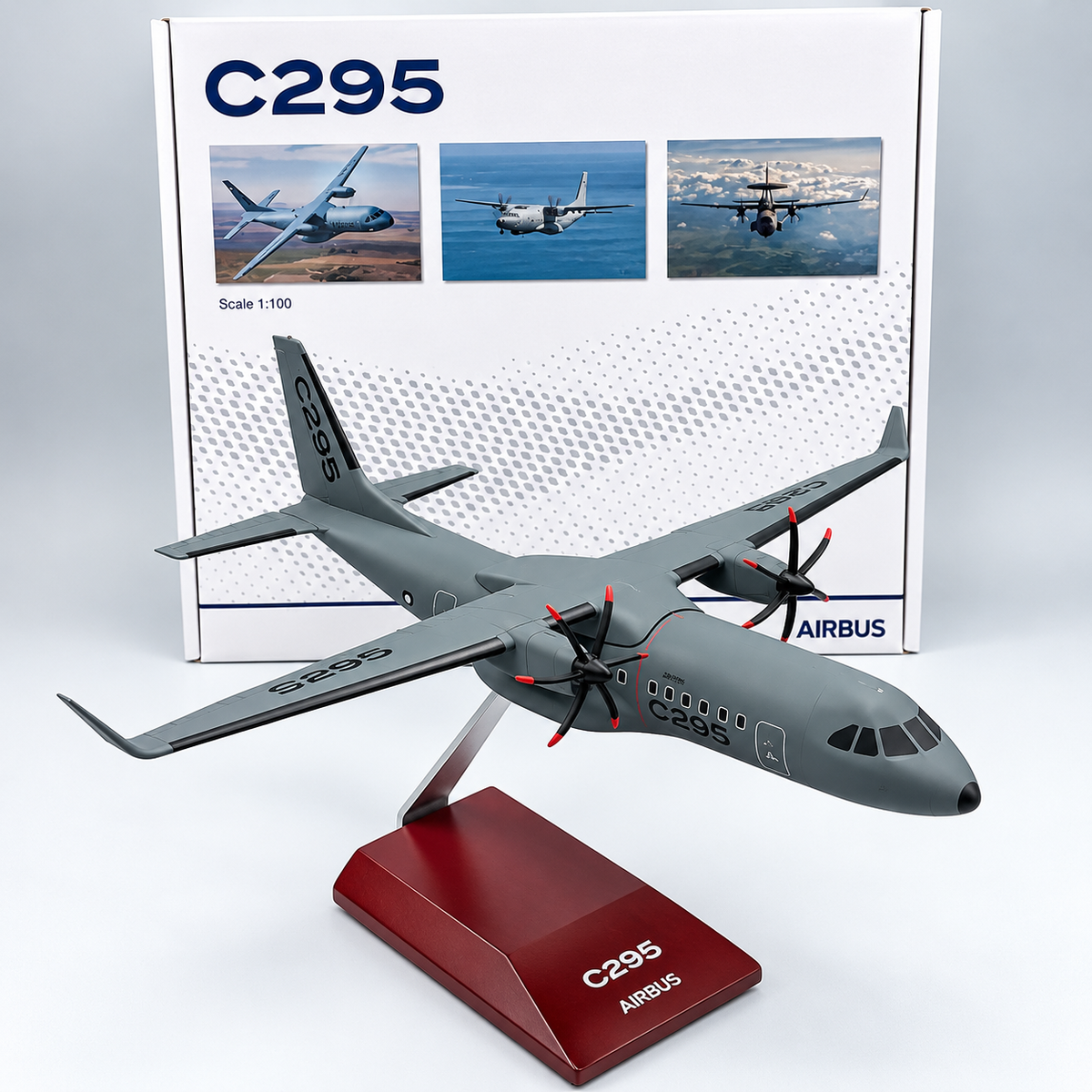 1:100 Scale C-295 Transport Aircraft Model