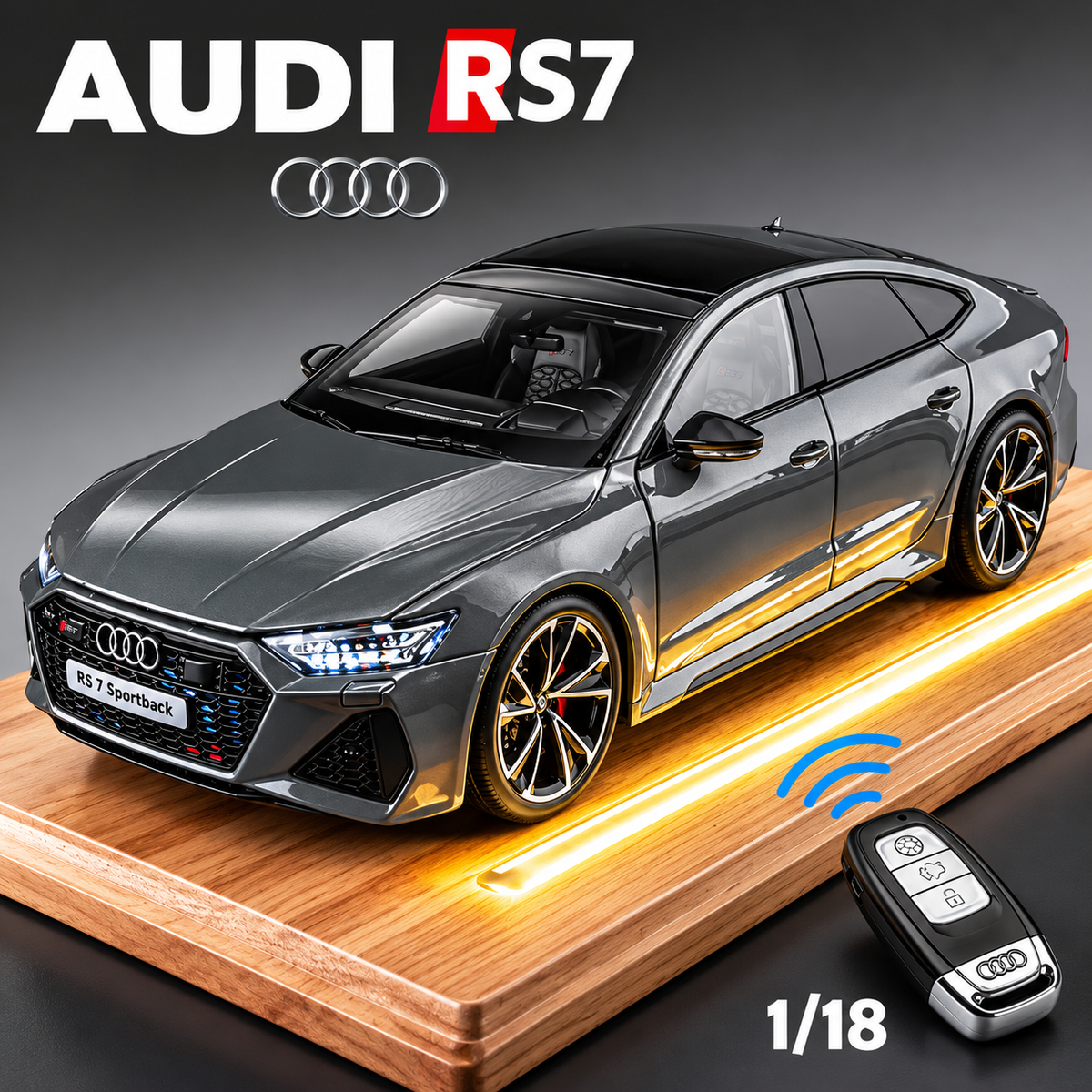 1:18 Scale Audi RS7 Sportback Diecast Model Car