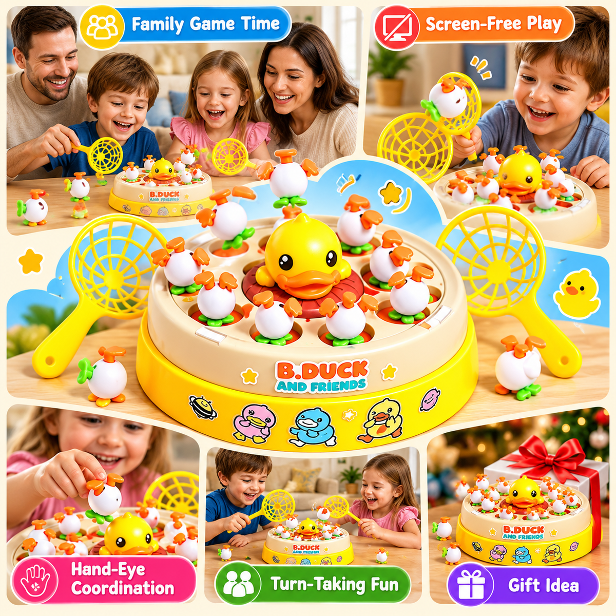 Bouncing Duck Turntable Toy