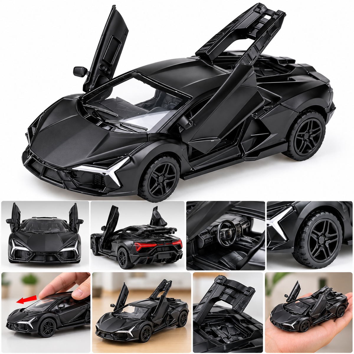 1:43 Scale SVJ Die-Cast Pullback Car