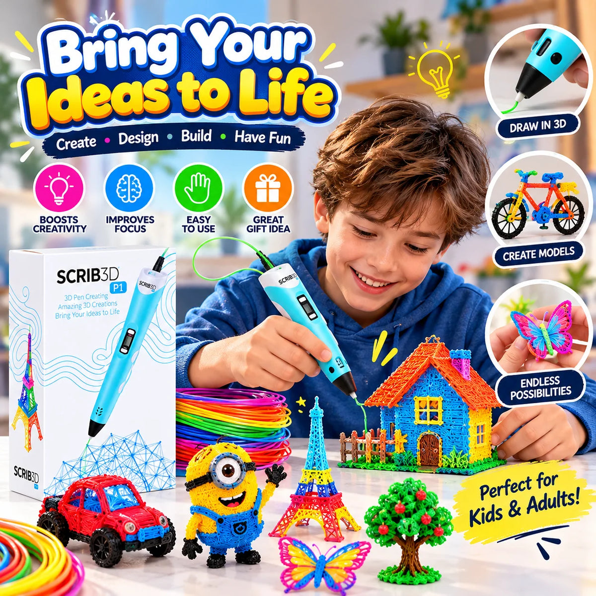 3D printing pen starter kit – image 3