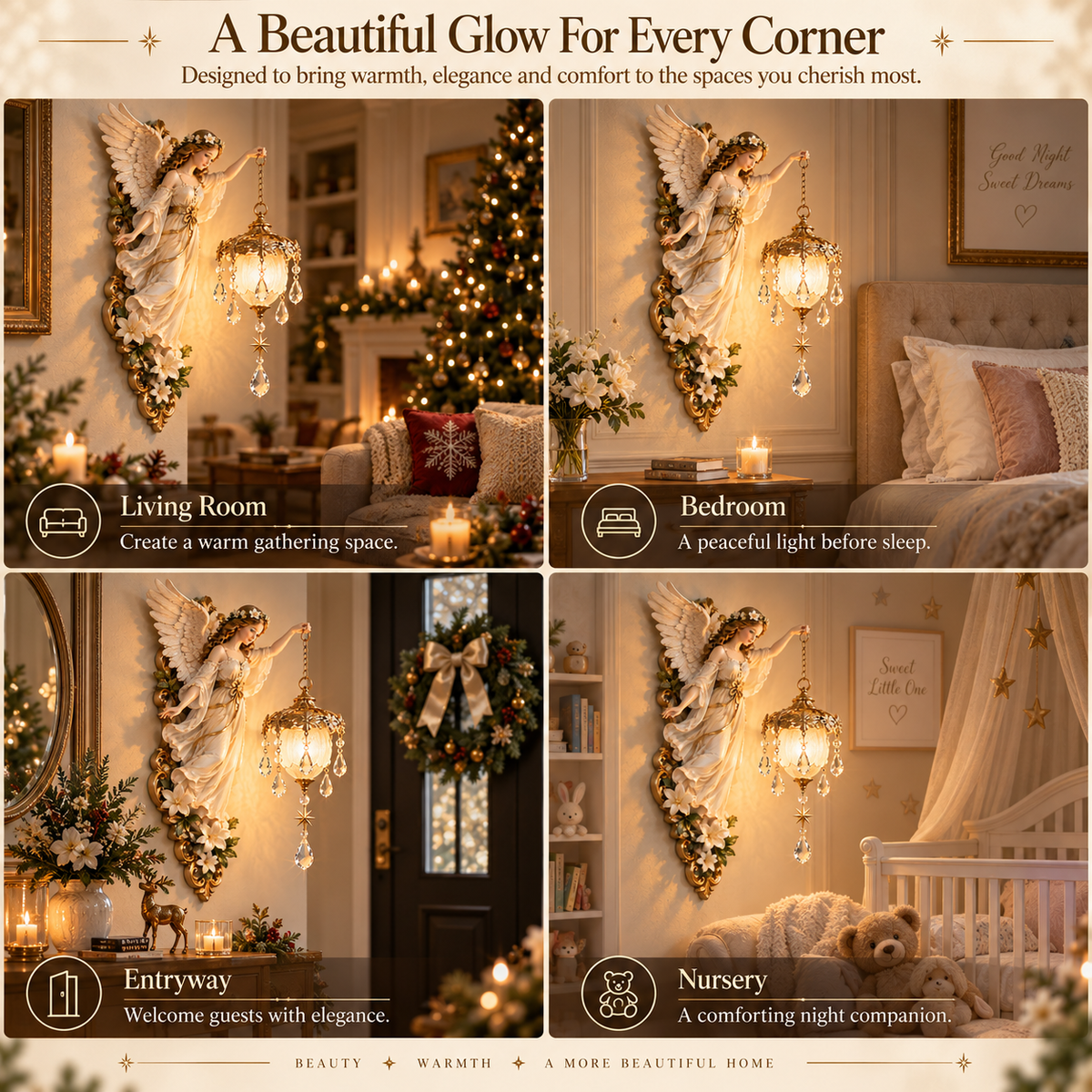 Guardian angel crystal light – view 5