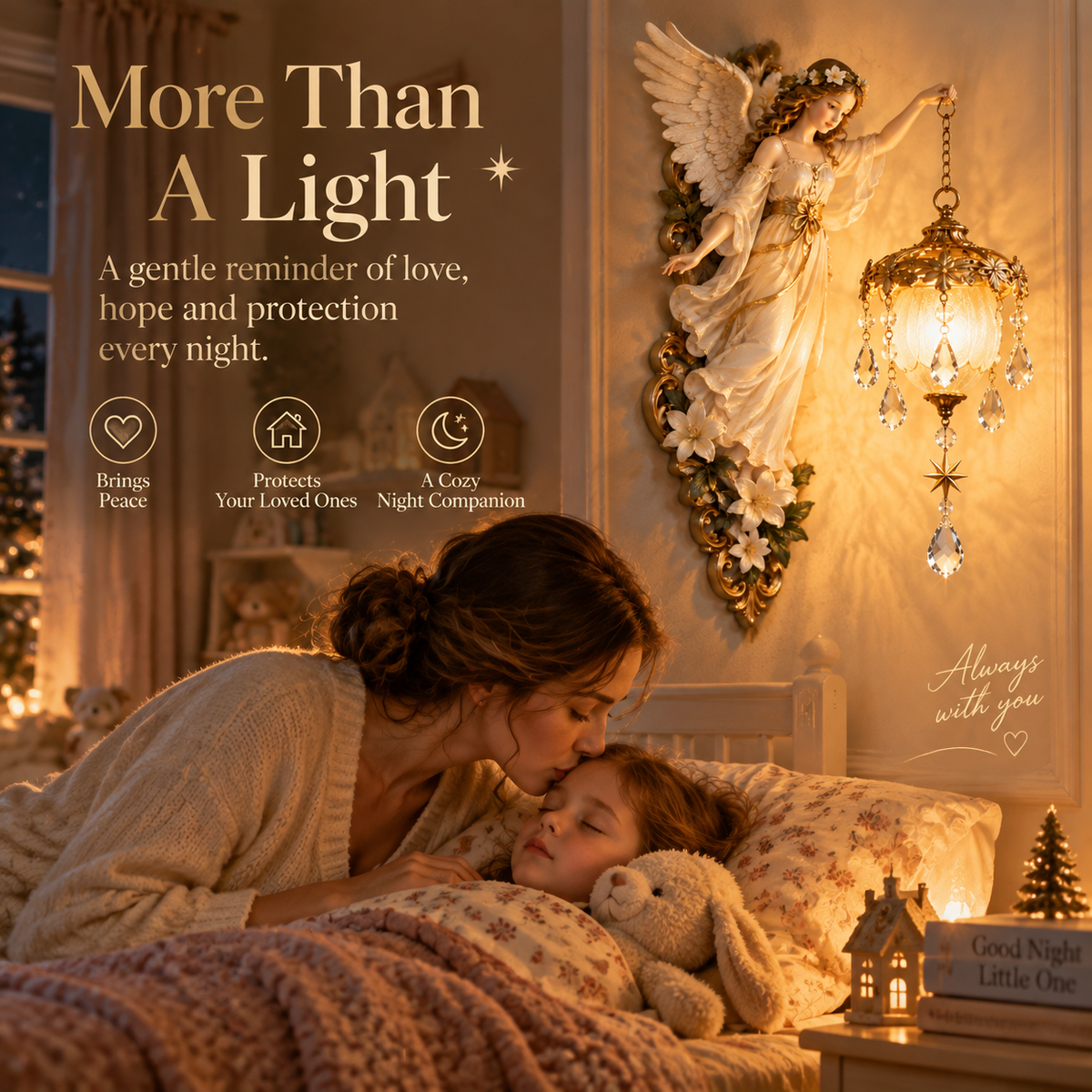 Guardian angel crystal light – view 2