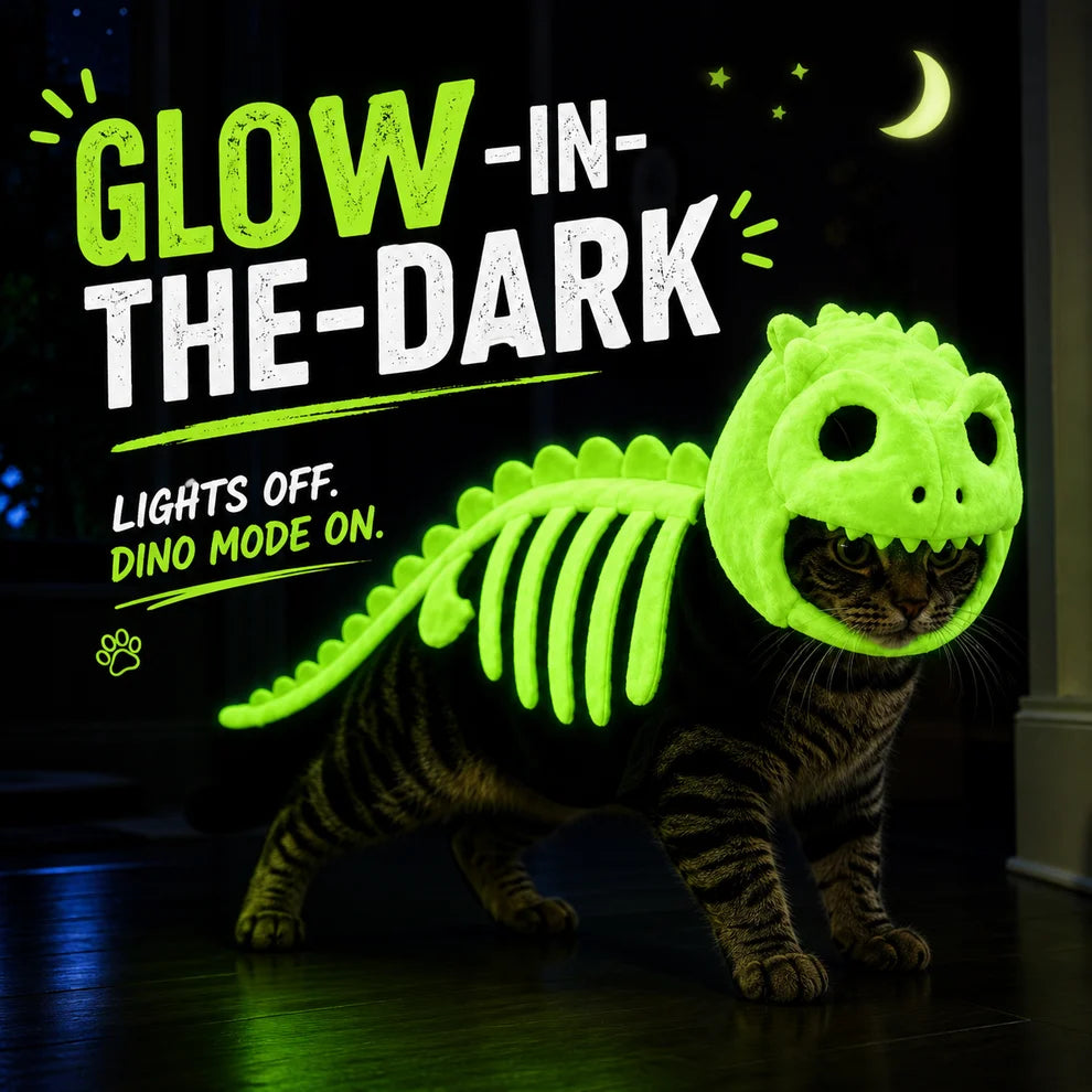 Dinosaur Skeleton Costume for Kids – Halloween Dino Outfit – image 4