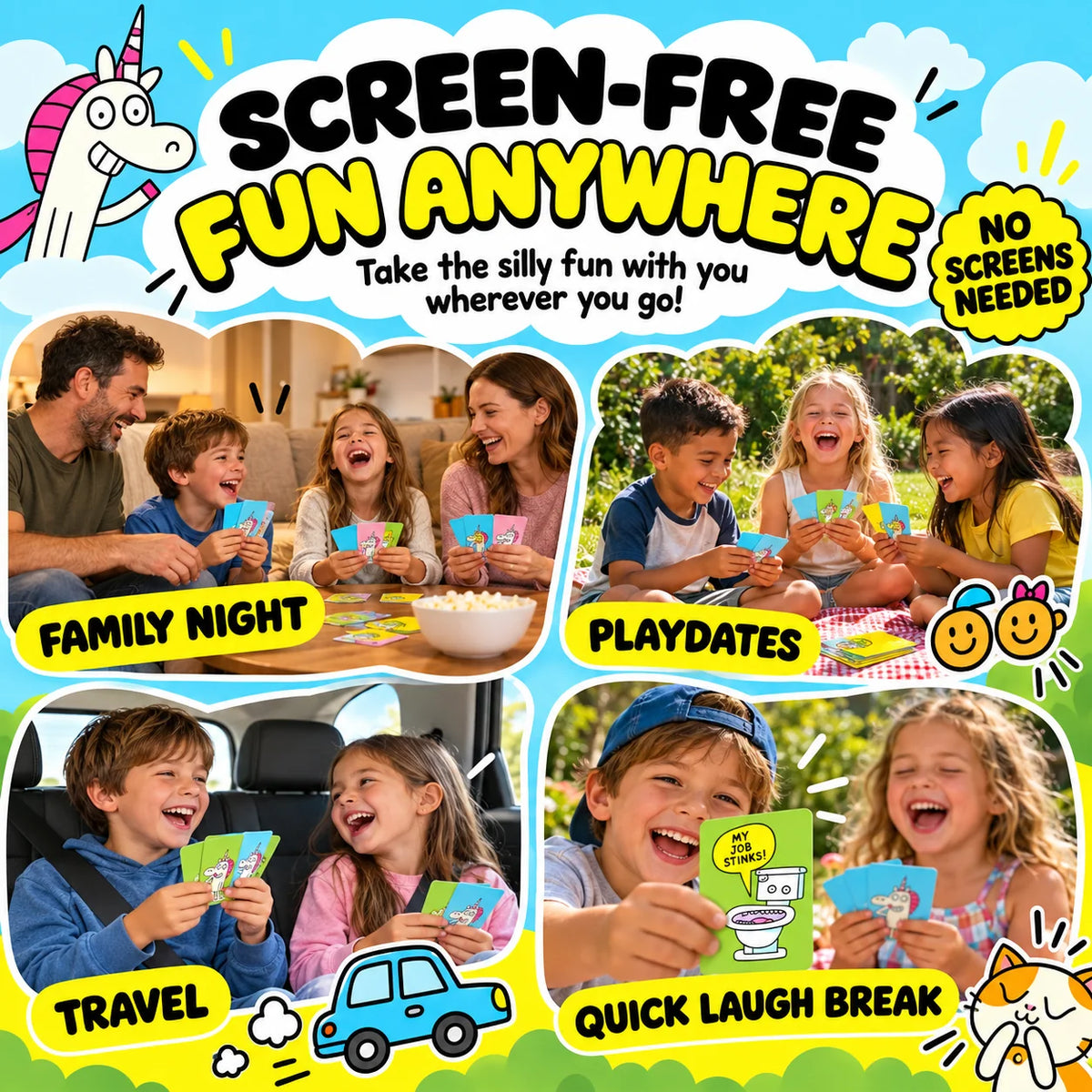 Super Silly Go Fish Card Game