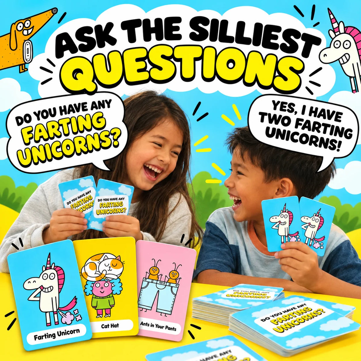 Super Silly Go Fish Card Game