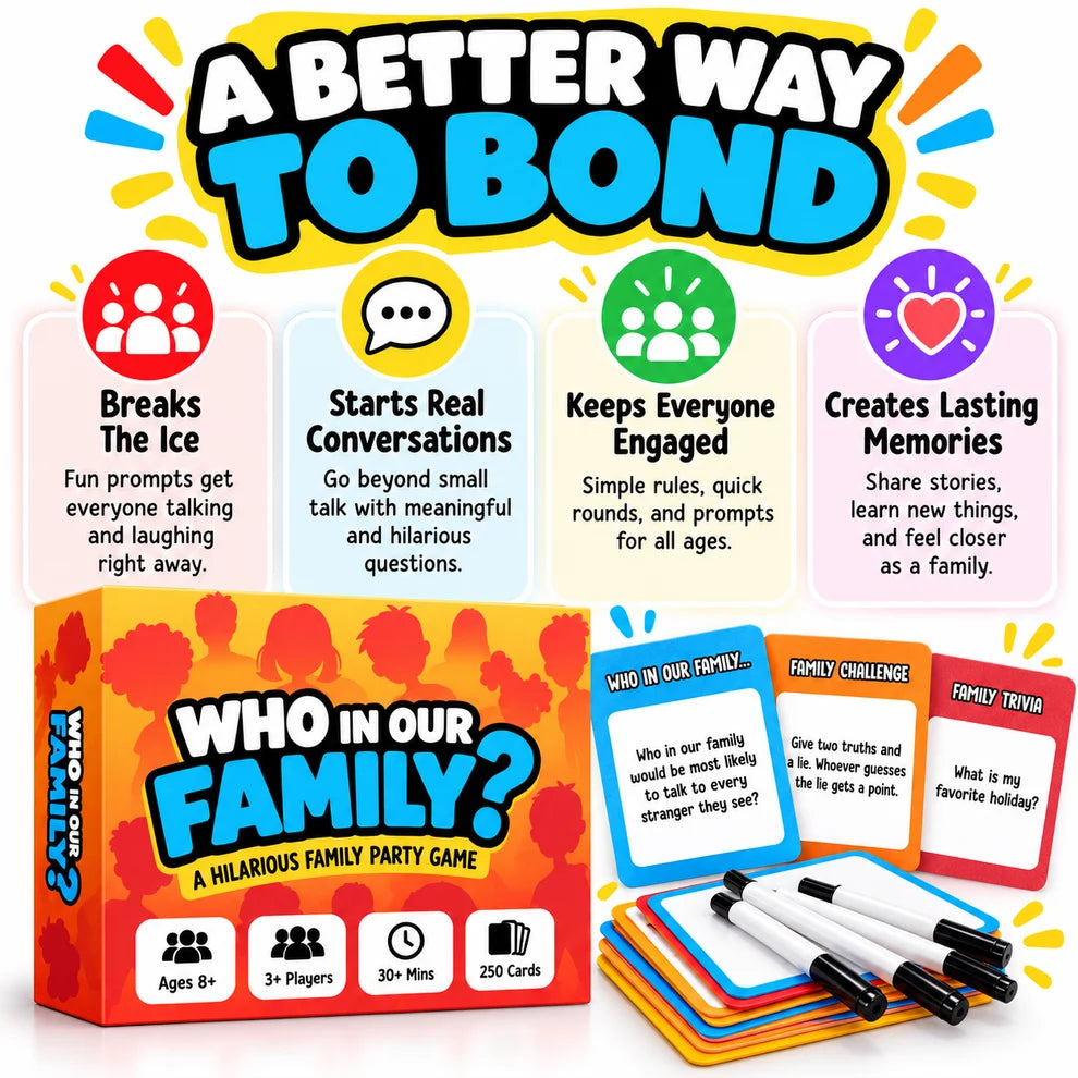Who in Our Family? Party Game