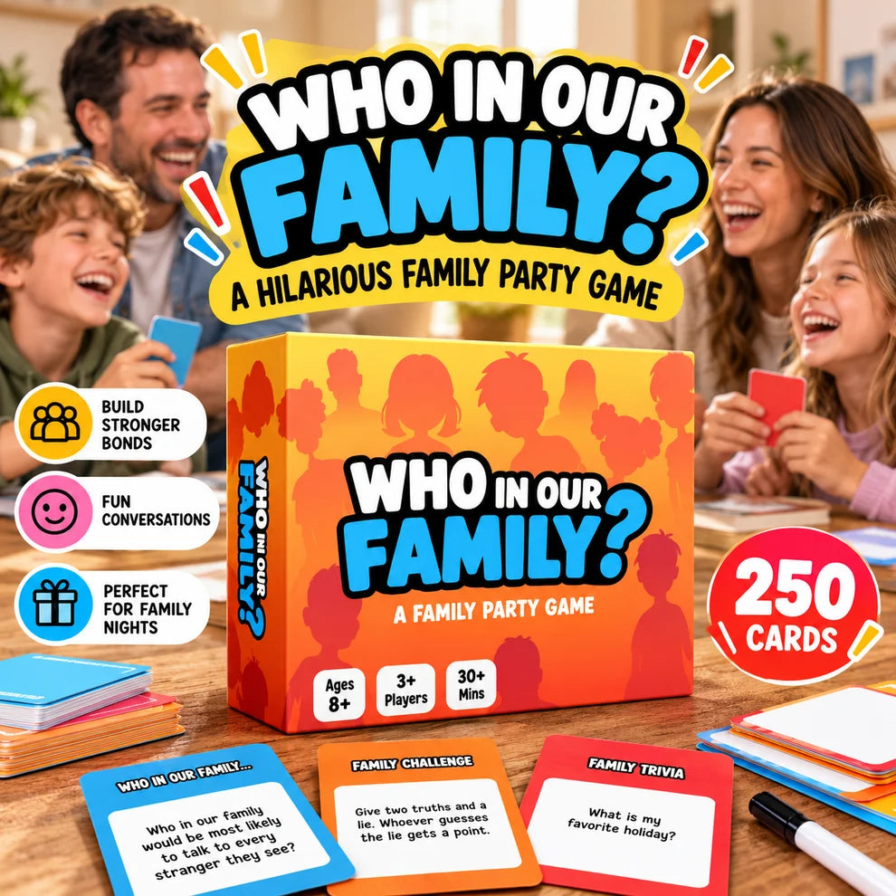 Who in Our Family? Party Game