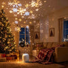 Christmas Projector Night Light – Rotating Snowflake, Snowman & Reindeer Lamp