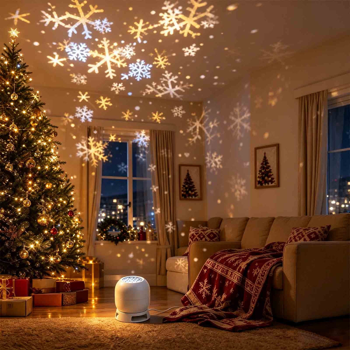 Christmas projector night light