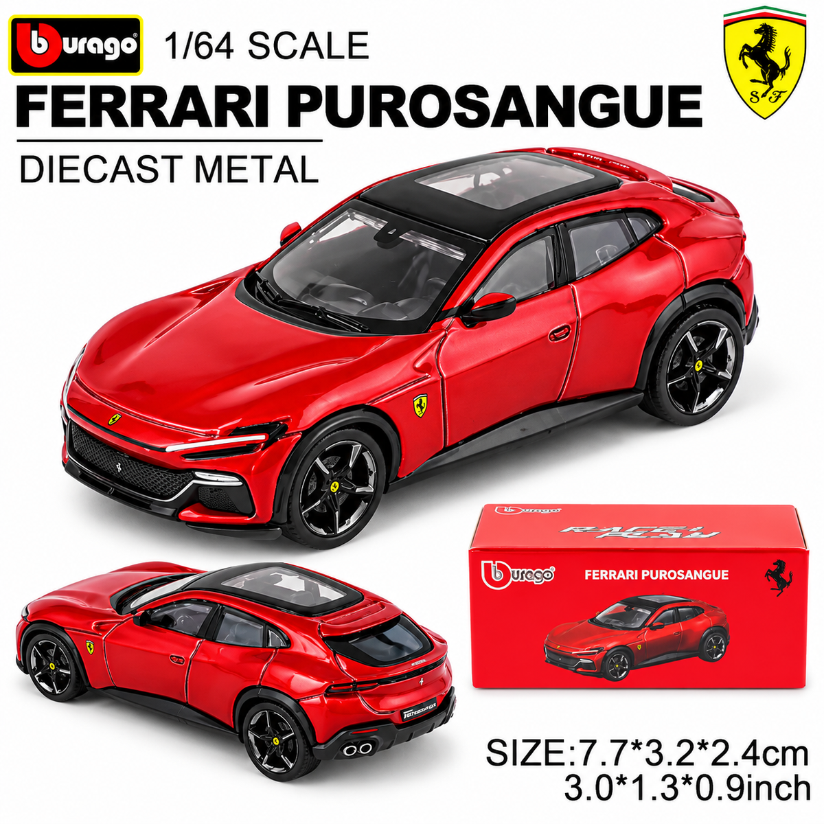 Bburago 1:64 Ferrari Diecast Model Car