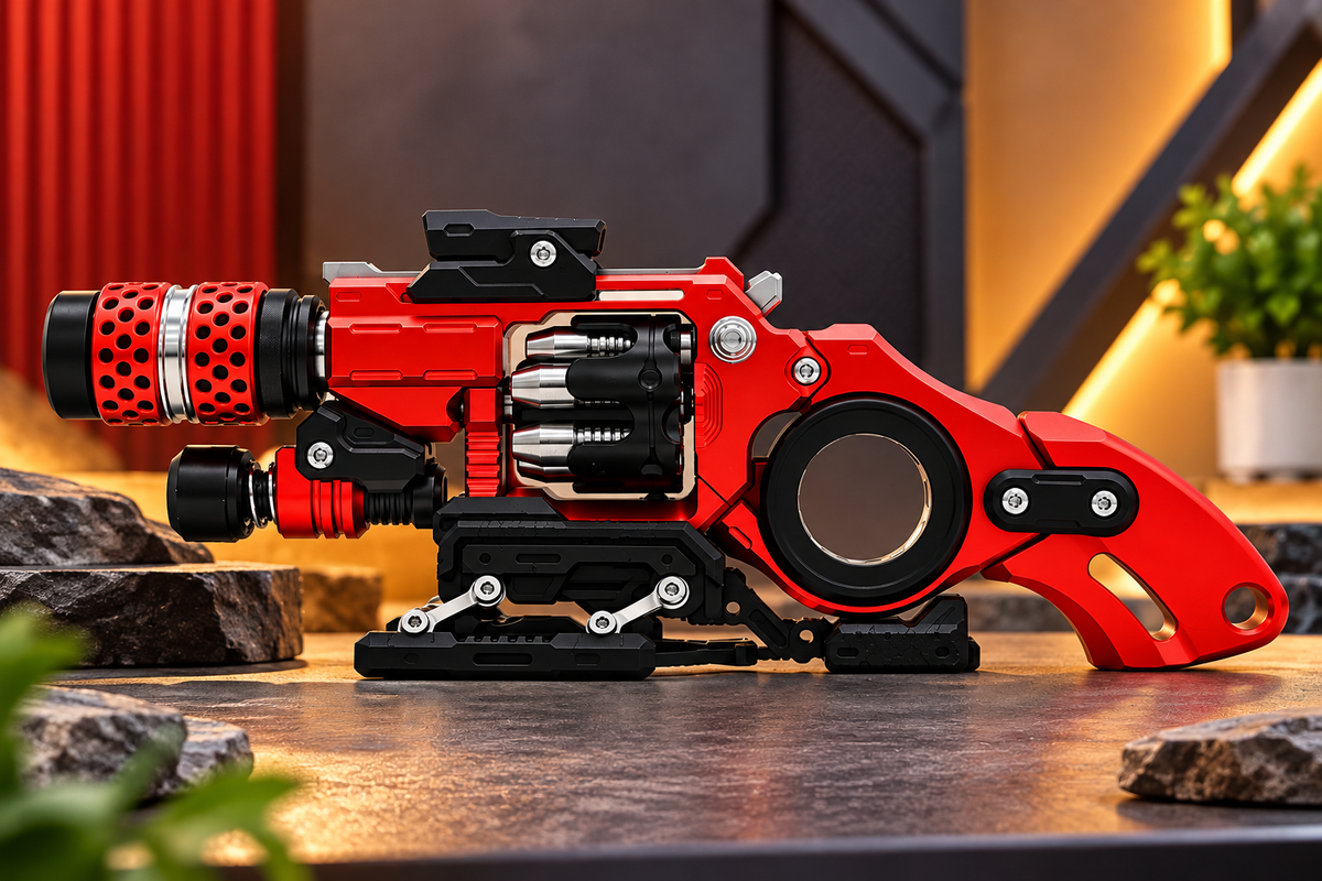 Revolver Fidget Toy – Futuristic Spinning Desk Fidget – image 3