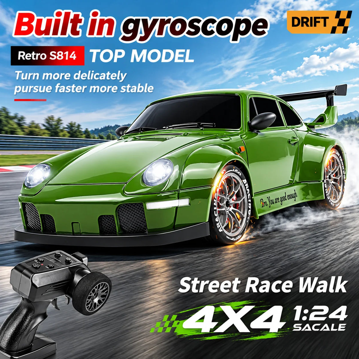ZWN S814 1:24 4WD RC Drift Car