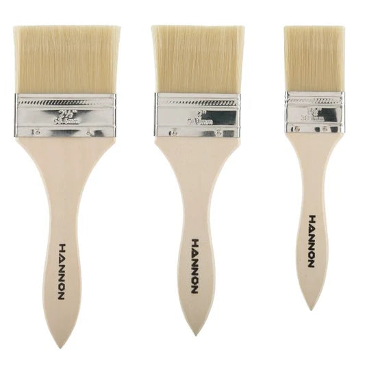 Paint brush set, 3 assorted sizes