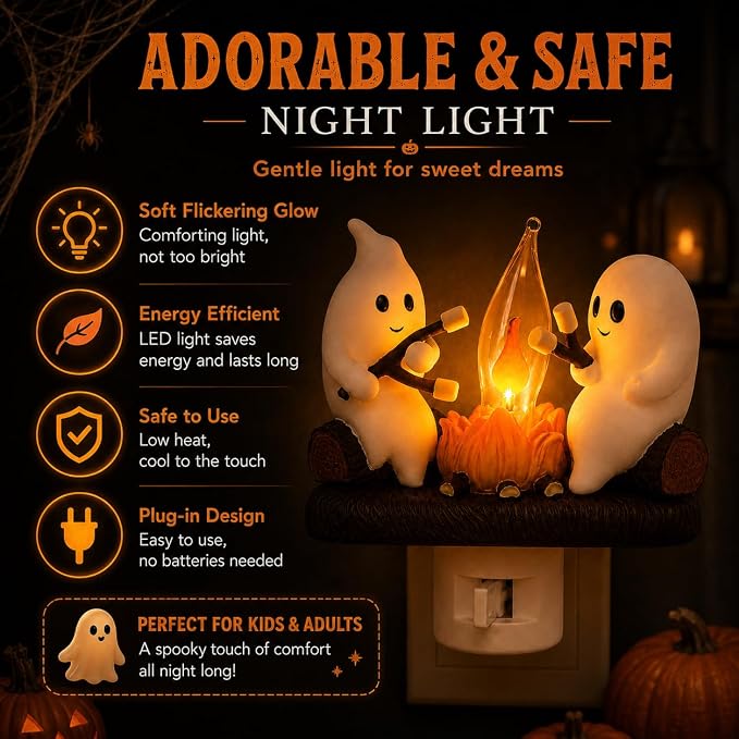 Flickering ghost night light – view 3