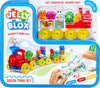Squishy Train Building Blocks Set – 35 Pieces