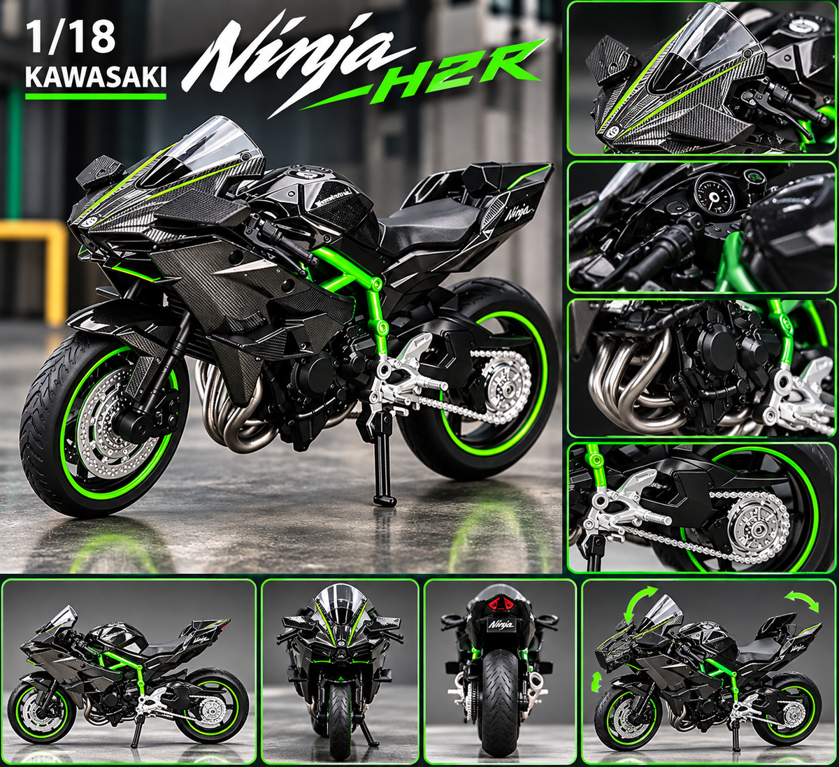 Kawasaki Ninja H2R Model Bike