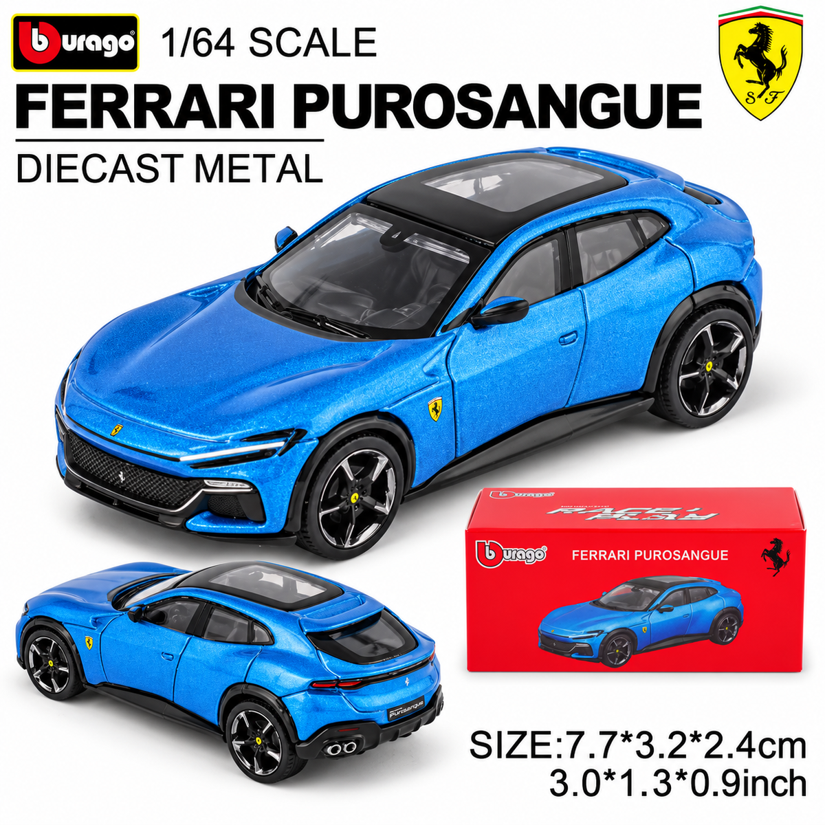 Bburago 1:64 Ferrari Diecast Model Car