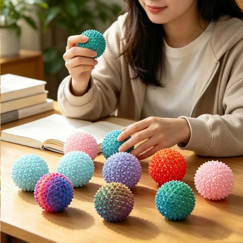 Rainbow Spiky Sensory Squeeze Ball