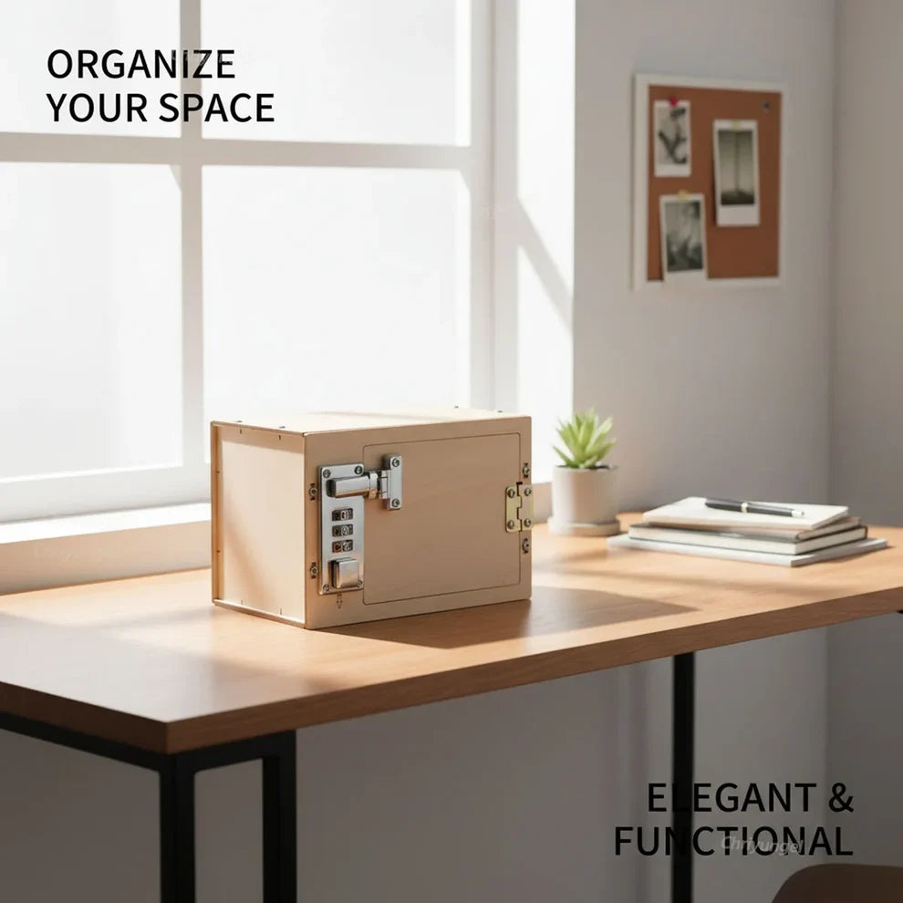 DIY Wooden Combination-Lock Box Kit