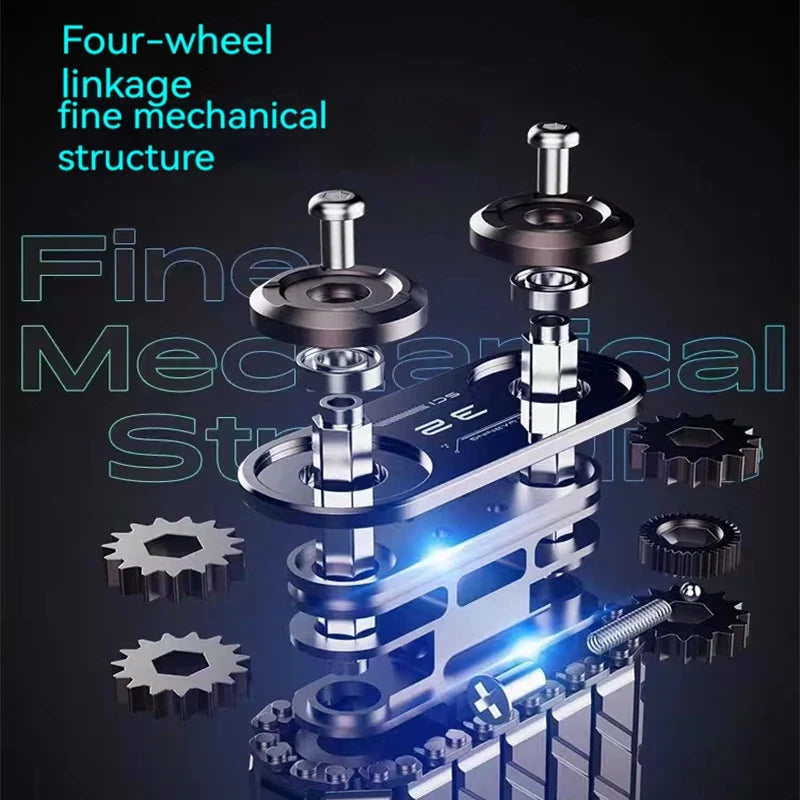 Tank-Shaped Metal Roller Fidget – Black