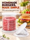 Stackable Burger Patty Press Set with Storage Container