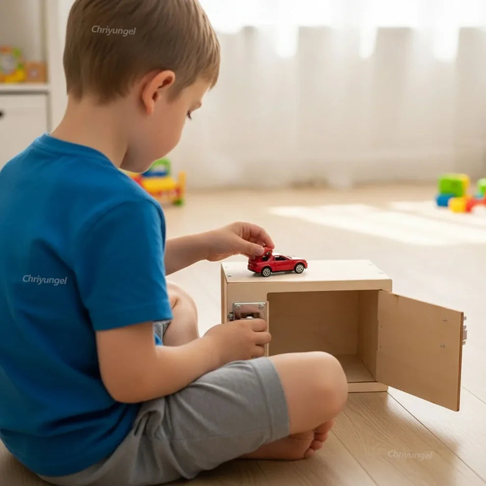 DIY Wooden Combination-Lock Box Kit
