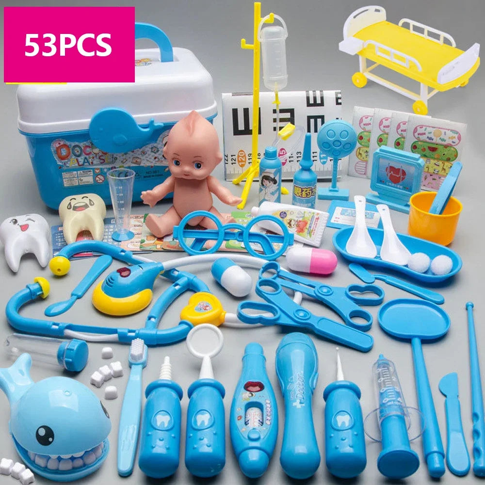 Doctor Pretend-Play Kit – 31 or 53 Piece Options