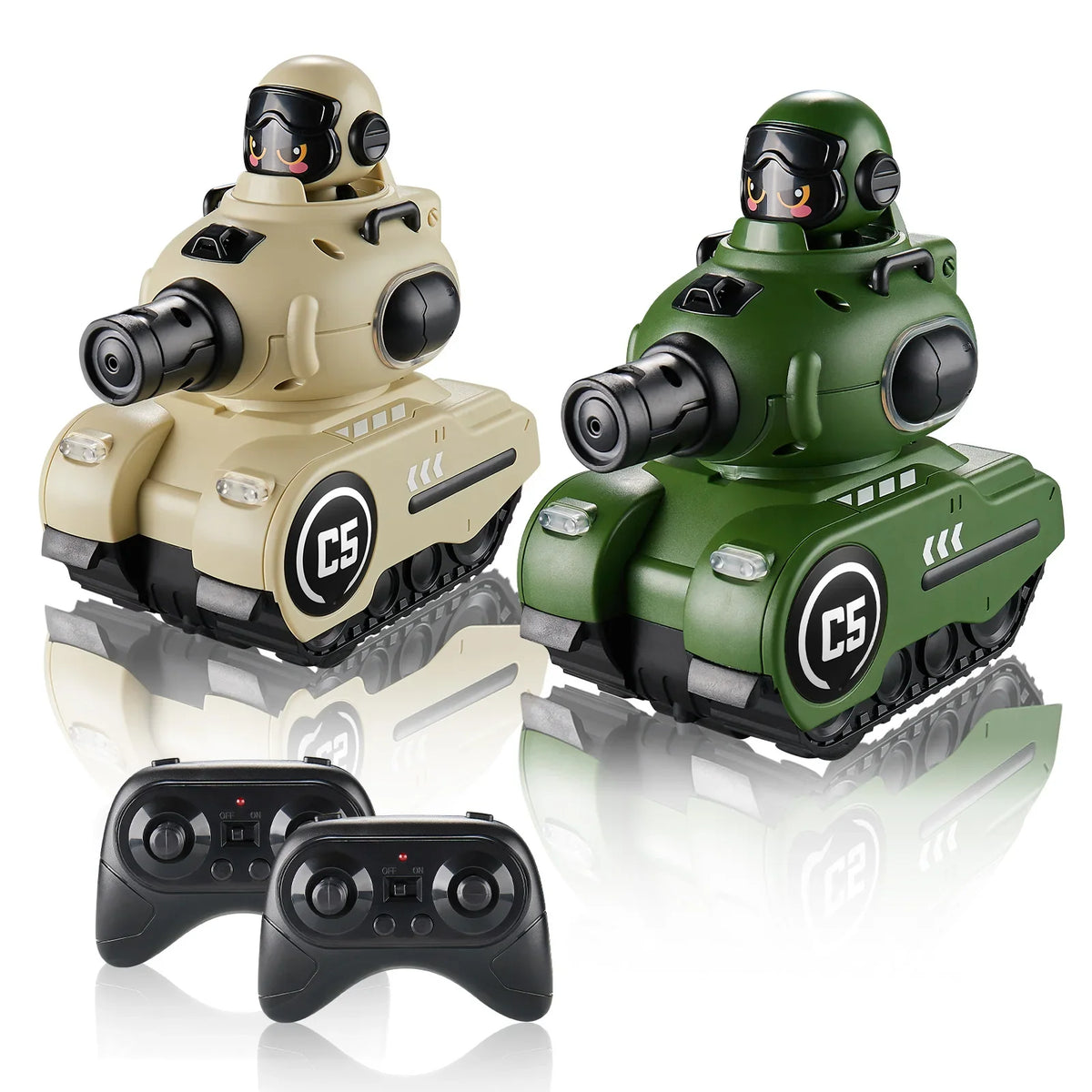Infrared RC Battle Tank Set