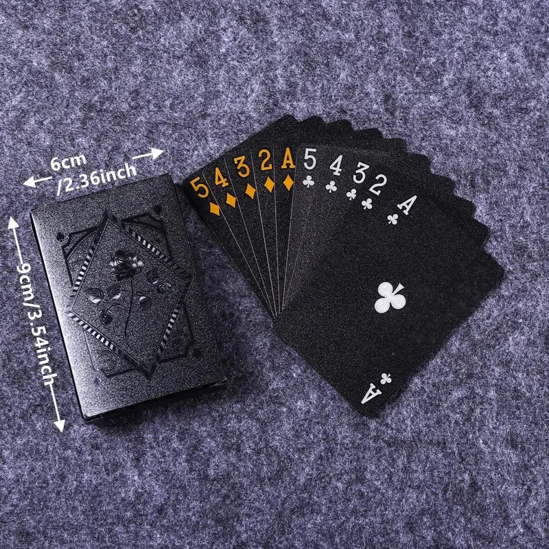 Decorative Playing Cards – Black & Gold Selection