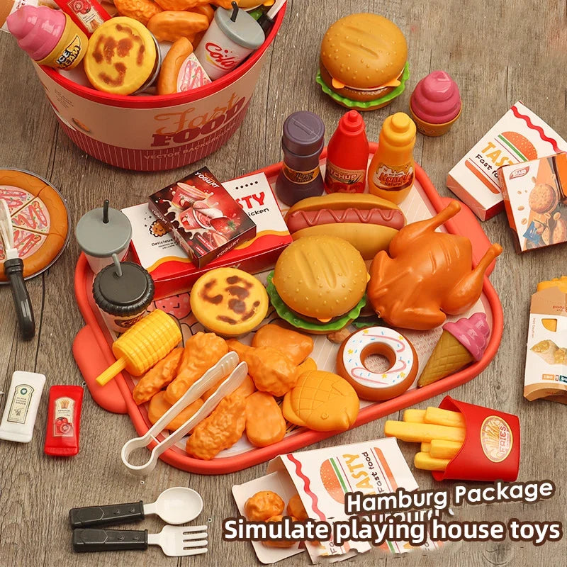 Pretend Play Food Set – 40, 60 or 80 Piece Options